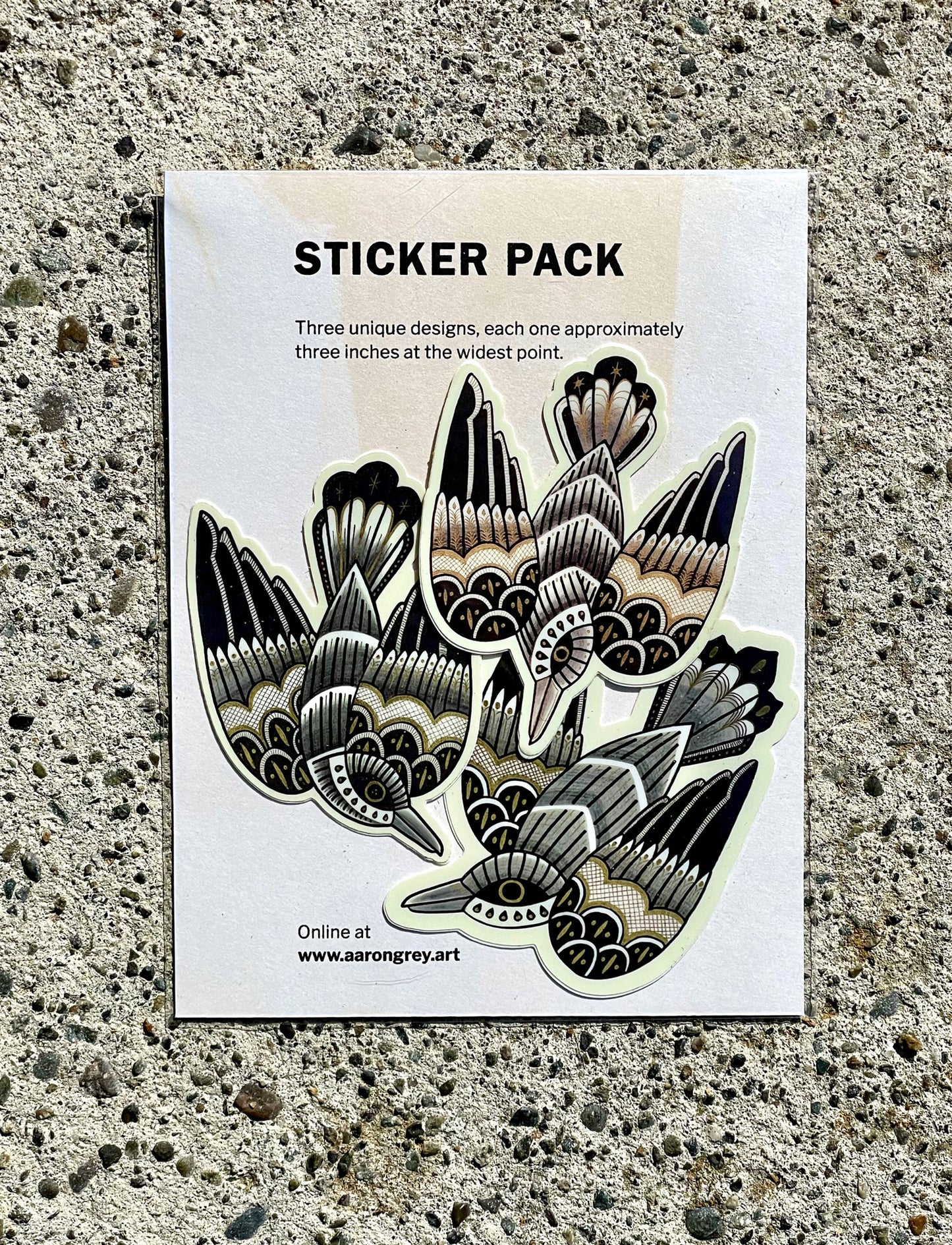 Crow Sticker Pack — 018, 020, 025